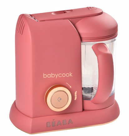 Beaba babycook SOLO靓丽荔枝红，开启时尚智能辅食生活!